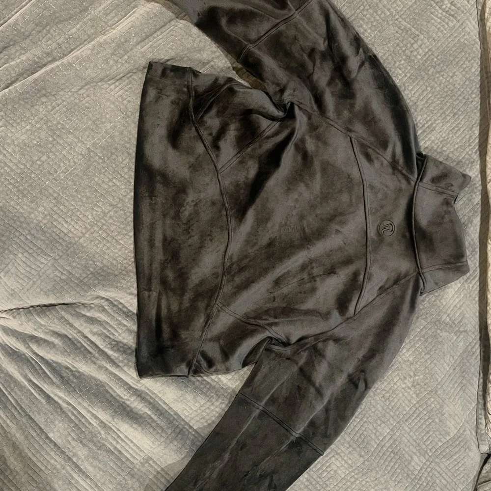 2 Piece Set -Lululemon Scuba Funnel-Neck Half Zip + Straight Leg Pant 7/8 Velvet - Picture 5 of 11